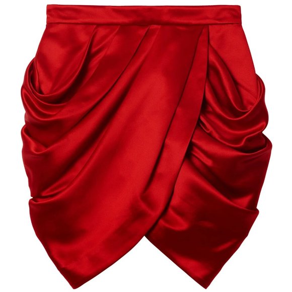 Balmain X H&M red skirt NWT SZ 4 - Picture 9 of 9